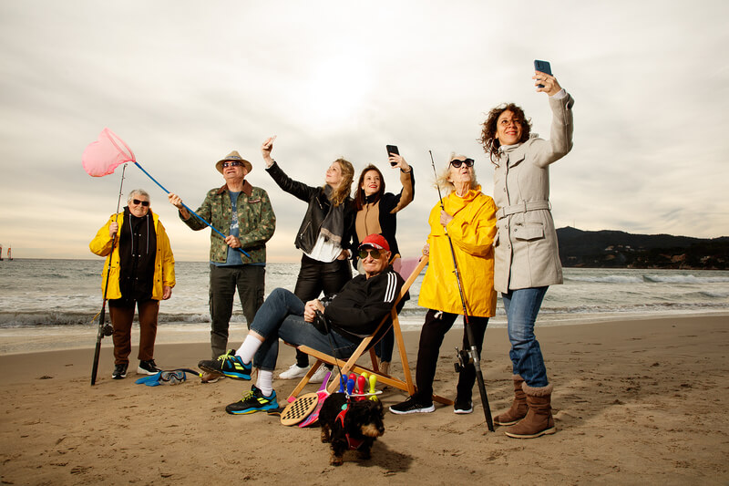 Sortie à la plage avec les résidents